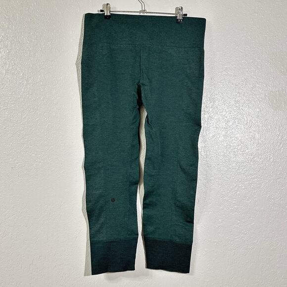 Lululemon Ebb To Street Pant Heathered Fuel Green Women 12 - Picture 3 of 8
